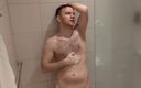 Gay Kink Couple: Fun in hotel shower