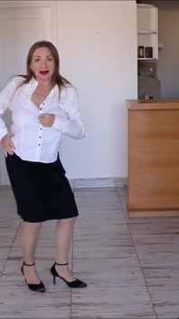 Business lady strip, blowjob, tittyfuck