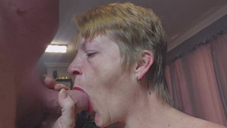 ZenitheBloodRose: Tiny Cougar Gives Big Cock a Sloppy Blowjob