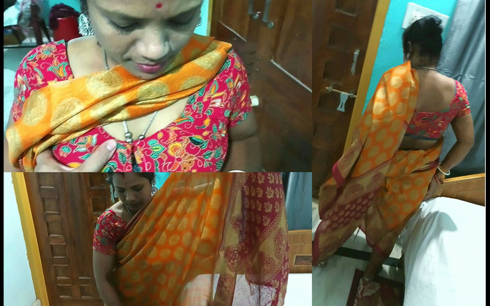 Popmini: デリーのバービーがサリーを着てイベントに行ったが、彼氏がドアをノックして激しく肛門と口を突き刺した