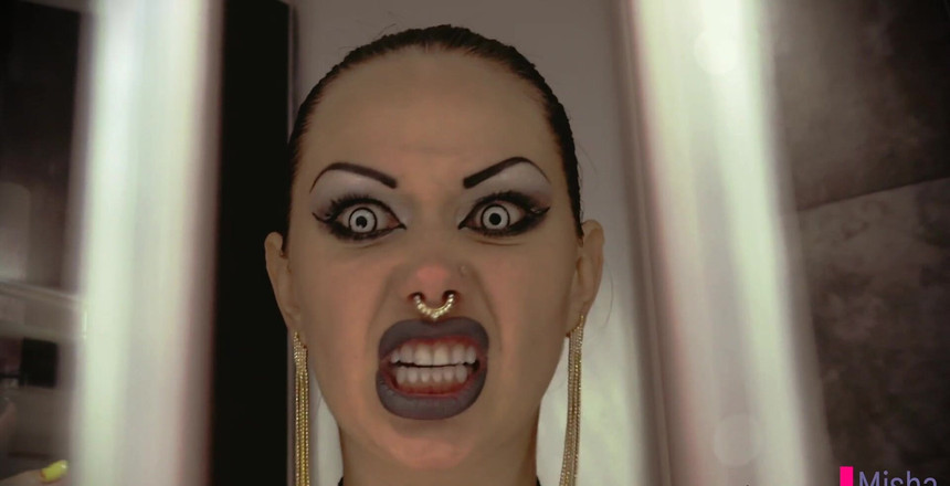 Goddess Misha Goldy: Eu vou te comer depois de foder!