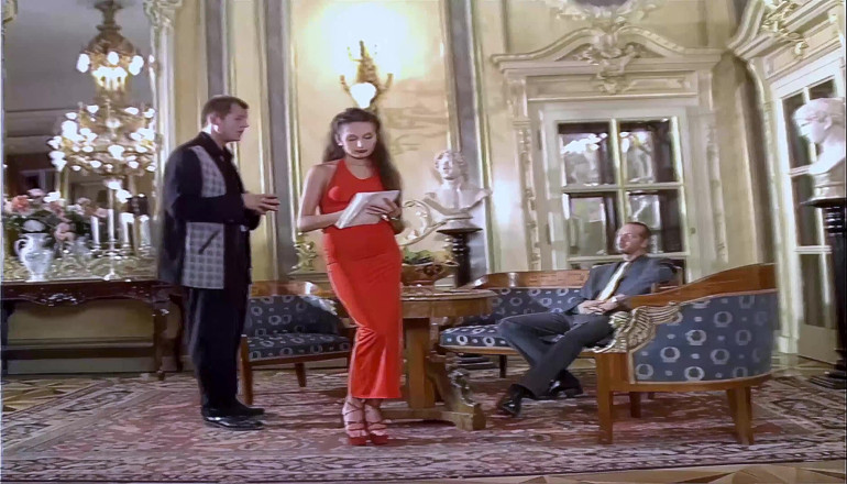 Antonio Adamo Film: Šéf sexy manželka dvakrát, zatímco paroháč sleduje