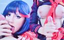 Spooky Boogie: Charming Ryuko Matoi Drives Naked Teacher Into a Frenzy with...