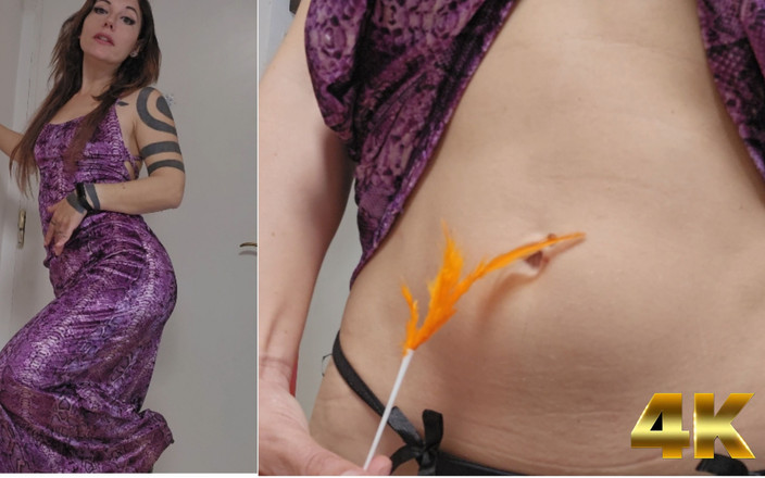 dafnedenoch: Distracție cu masturbare buricului cu pane de buric 4K