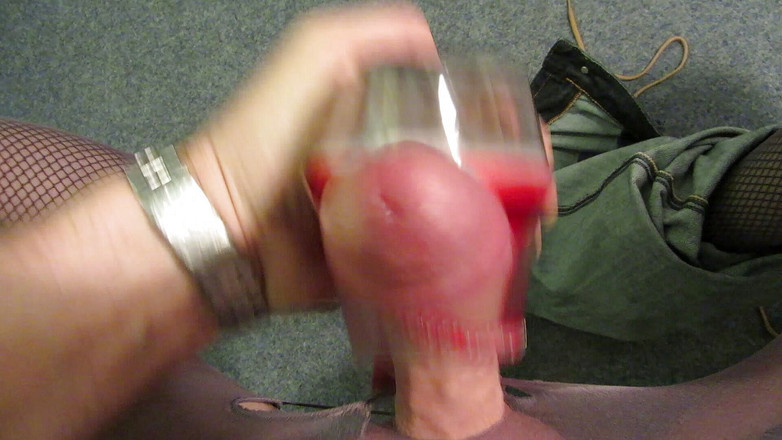 E-Werk 2000: 高跟鞋手淫射精