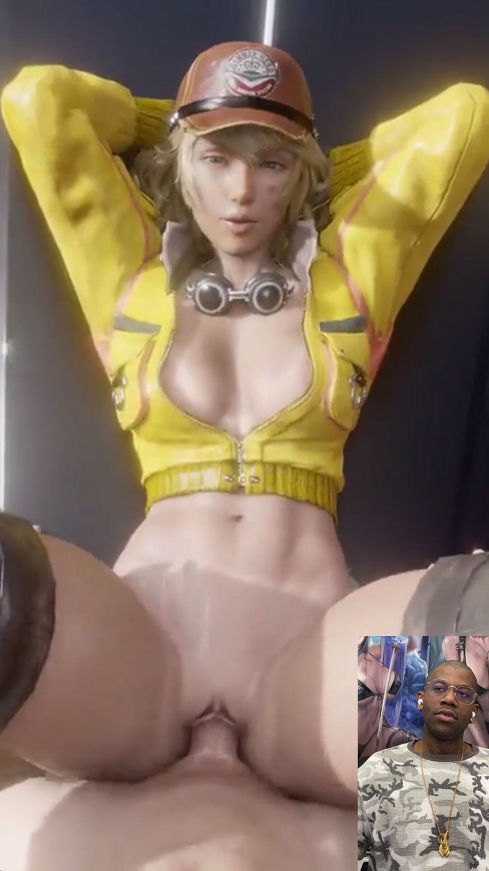 Good news media: ファイナルファンタジーXVのメカニックが汗だくのハゲの膣をミッション体位で抱く