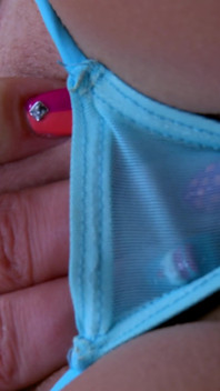 Cherry Morgan - Tiny Micro Thong Teasing