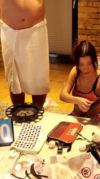 Two Girls One Guy Many Presents and a Mini Roulette Game with CFNM Handjob Challenge