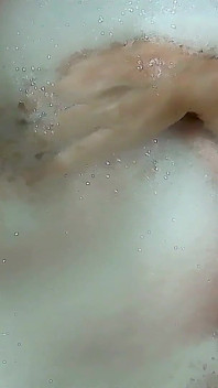 Underwater pussy eating