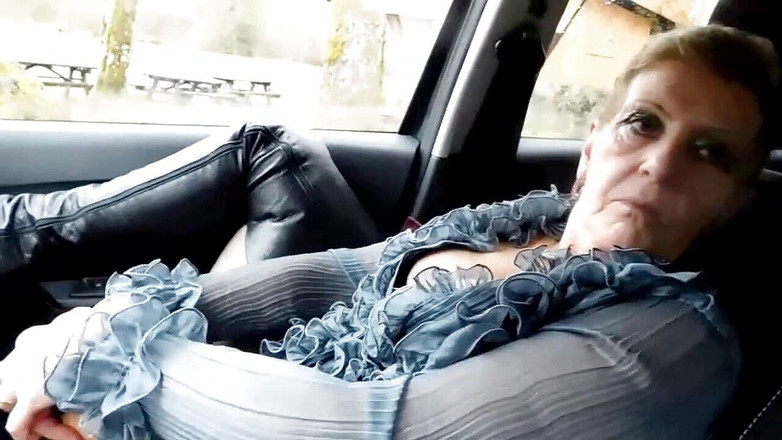 Nylon Ann: Stehna vysoké boty