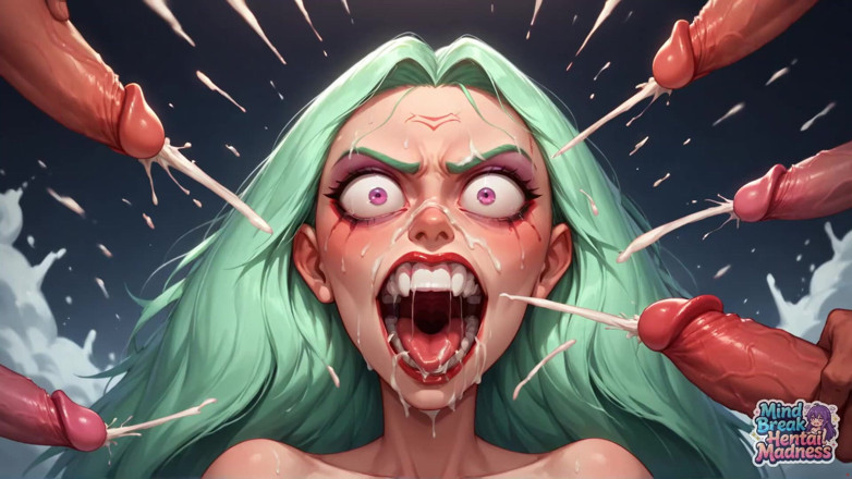 Mind Break Hentai Madness: Wit haar chaos: zinnenverscheurend haar-trek orgasme!