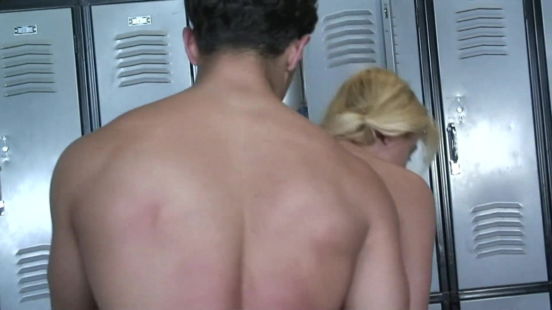 TeenXXX Stories: Blonde babe gets banged in the locker room