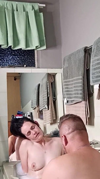 Sexxxfilled Bathroom Fuck, Wanted Him to Cum in Me so Bad