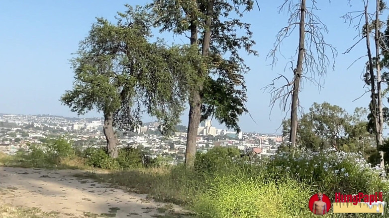 Hung Papi: Худий великий член, необрізаний публічний секс з твінком, спіймав великий камшот!