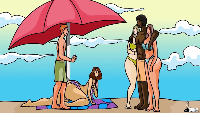 Dukes Hardcore Honeys: Düzgün vücutlu evli kadın tatildeyken kocasını aldatıyor