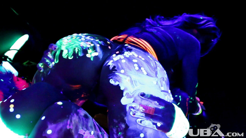 PUBA: Black-light rainy night with Abigal Mac &amp; Ava Addams