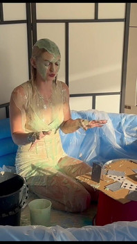Georgia Brown in the Card Stack Challenge!