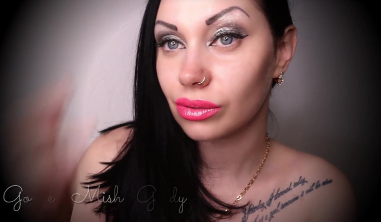 Goddess Misha Goldy: Lujuria de brillo labial! JOI