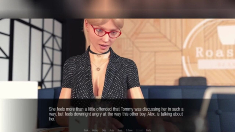 3DXXXTEEN2 Cartoon: Jessica's first sapphic experience. 3D porn cartoon sex