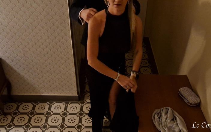 LC couple: La coppia amatoriale era pronta per andare ad una festa...