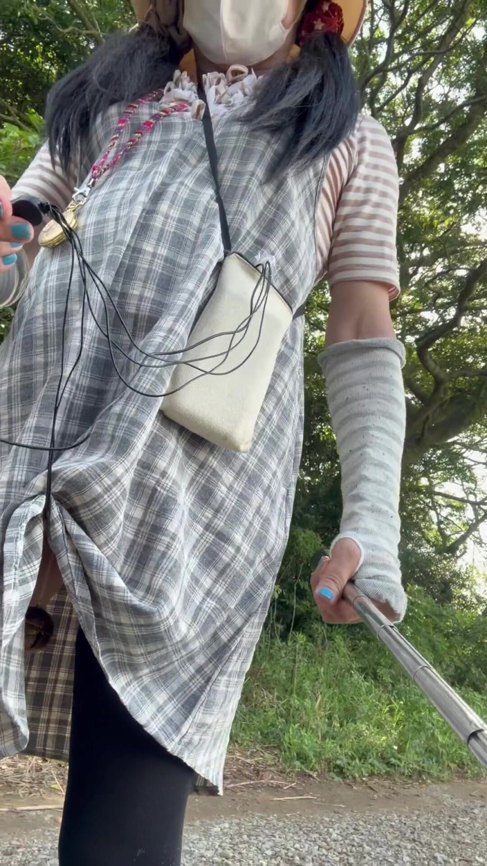 megu2002: No. 290: Playing with an Anal Plug on the Street in...