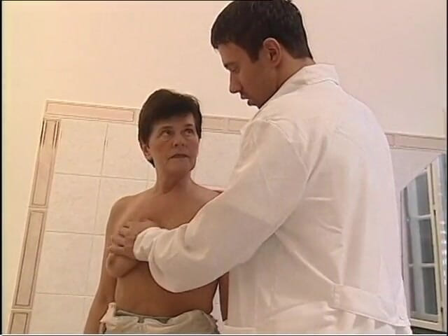 Milf in Love: Old woman takes her young doctor's cock