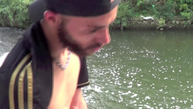 Crunch Boy: Straight boy fucked his friend in exhib outdoor cruising park
