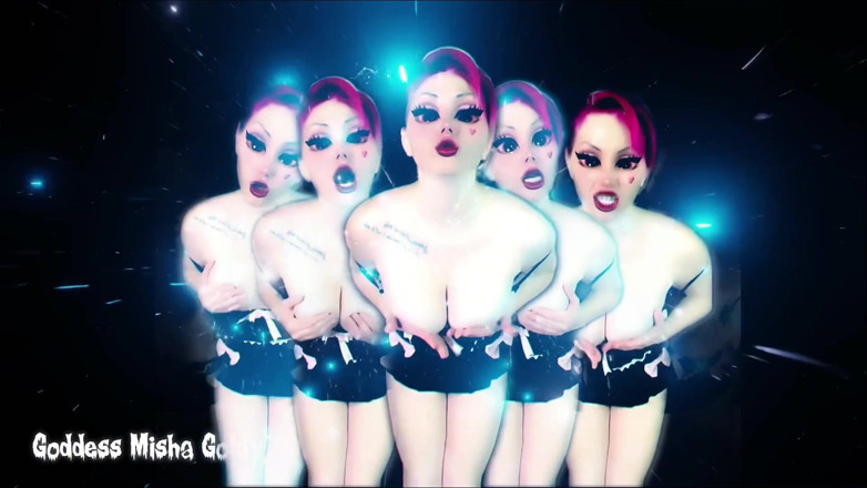 Goddess Misha Goldy: Your big tits obsession will only grow now, gooner!