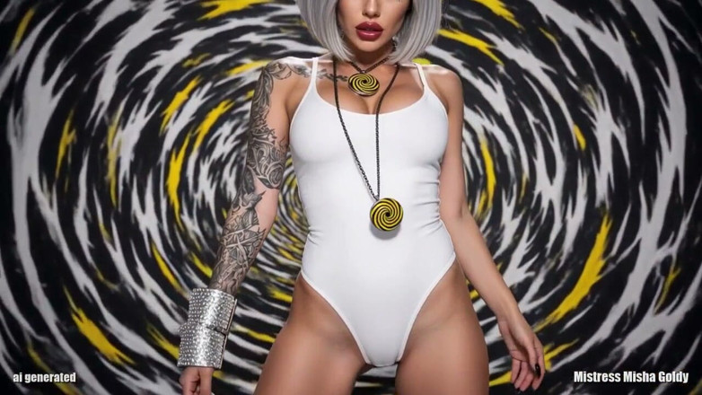 Goddess Misha Goldy: Drill the Mantra Through Your Shaft Like Law. Stroke the...