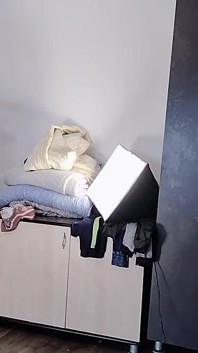 Amateur Wife Has Fun Trying on Clothes That She Cuts