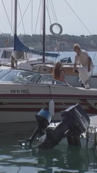 Babewatch Seduces Him to Fuck on the Boat