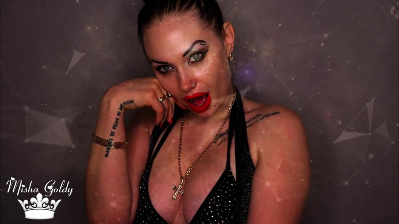 Goddess Misha Goldy: Today I am letting you wank all over my big...