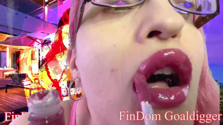 FinDom Goaldigger: LipGloss transformed you into iPhone