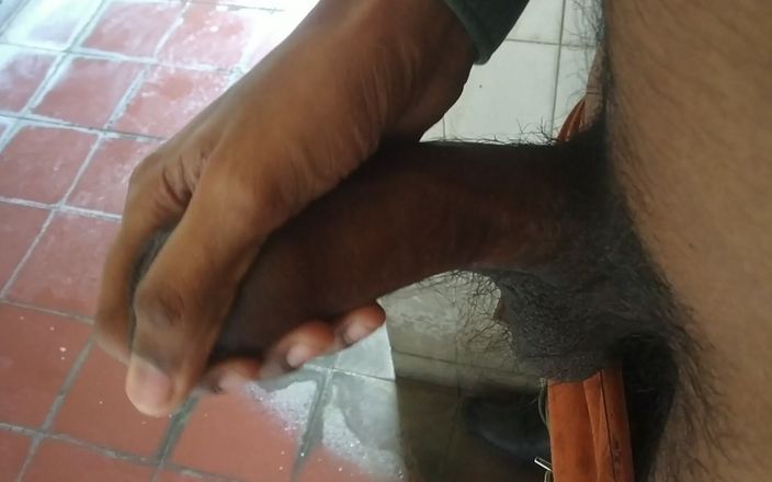 Tamil 10 inches BBC: Black cock masturbation!