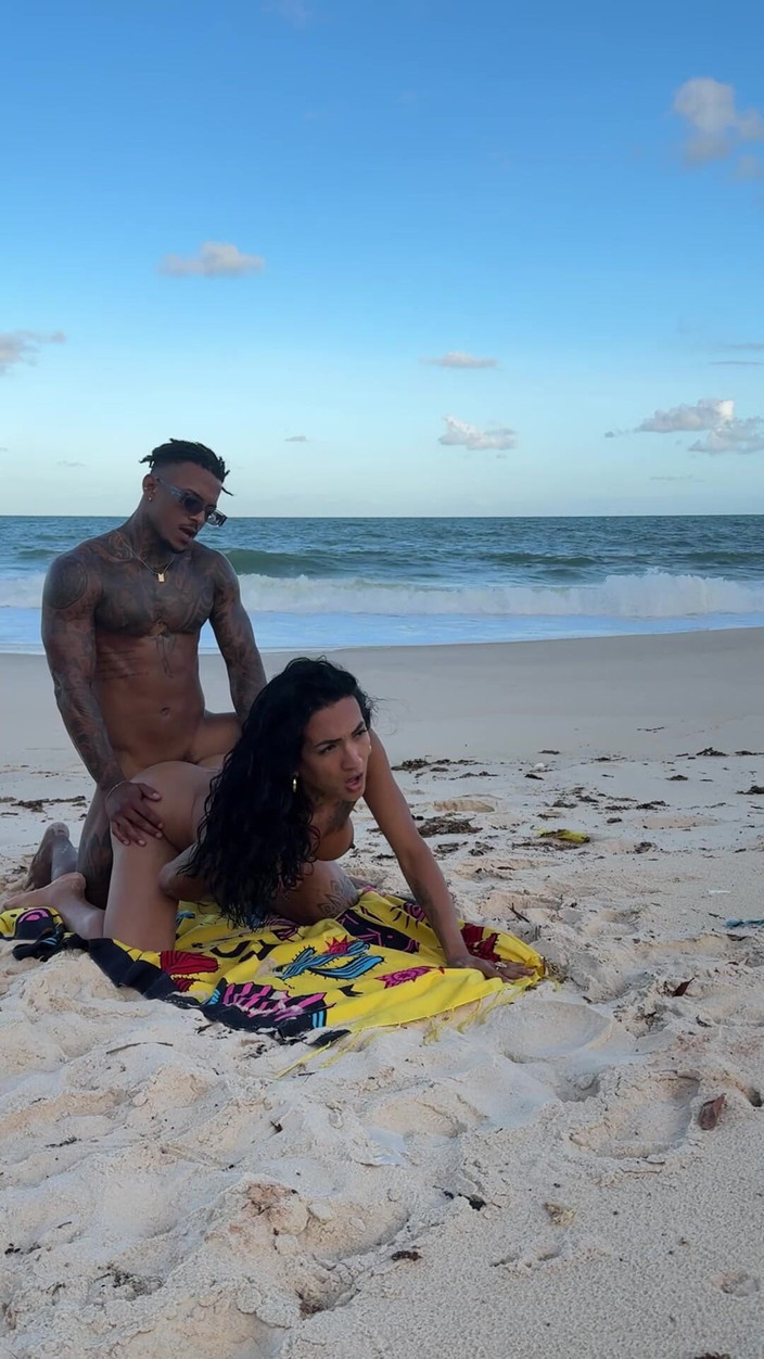 SX Producer: Creampie di pantai telanjang