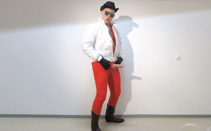 GERMANE_XL: The Cowboy in Red Long Johns 1