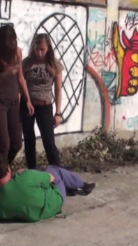Kicking a Horny Guy in the Street