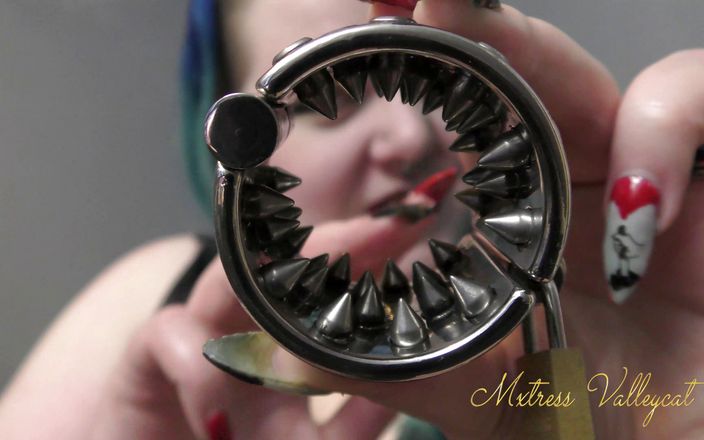 Mxtress Valleycat: Spiked cock ring tease