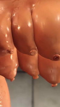 Bdsm de ciencia ficción en el búnker con una joven y sexy rubia esposada con muchas tetas