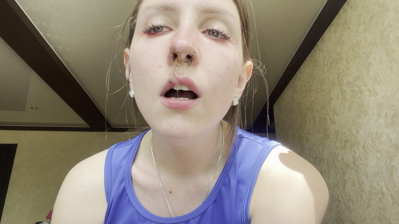 Hottie goddess: फिसलन, हरा और अंतहीन चरम नाक उड़ाने