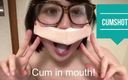 Kawaii Wife: Cum in mouth 12 shots in a row! Compilation