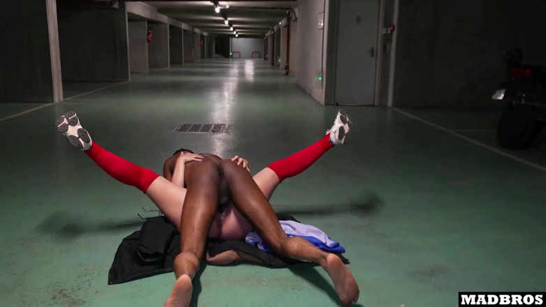 MadBros Prod: Big Ass Spanish Supporter Fucked Anal and DP in Parking...