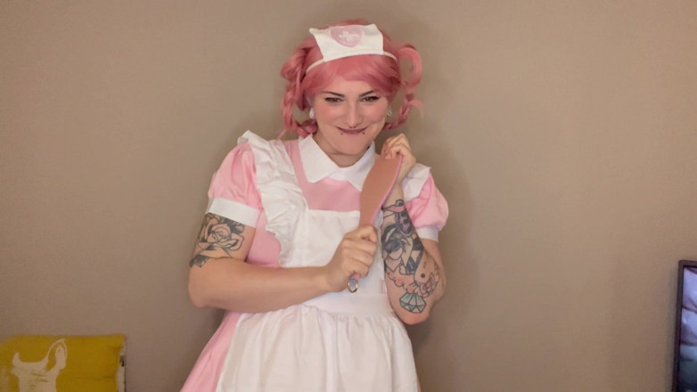 EeveeXo: Nurse Joy Makes You Eat Your Cum CEI