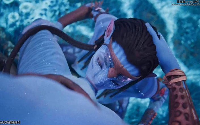 Hatano Miwa hot: Gifdoozer Avatar Neytiri provádí intenzivní hluboké hrdlo v džungli: Vášnivý,...