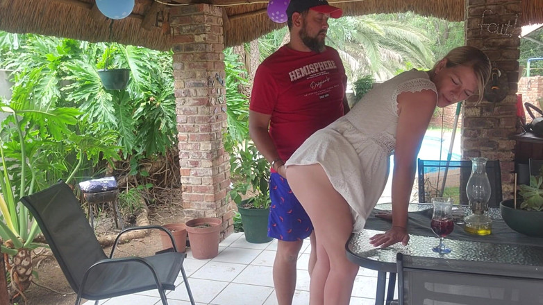 Sparowdox: Fucking the Neighbors Wife on the Patio Were He Can...