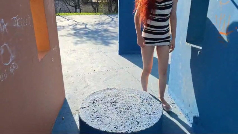 ksalnovinhos: 我带我的妻子去公园炫耀