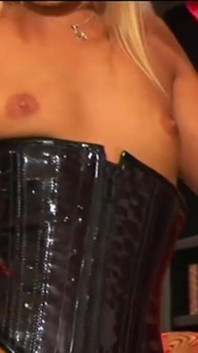 The Blonde Shows Herself in All Her Eroticism