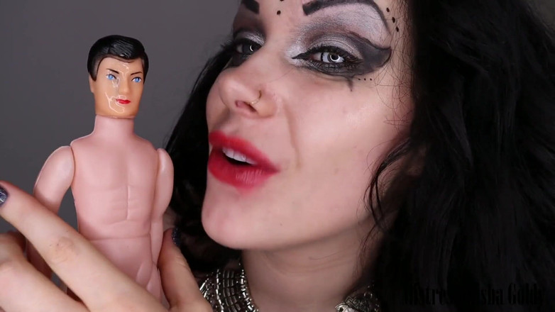 Goddess Misha Goldy: Magic lipstick trance from Voodoo witch to get your seed...
