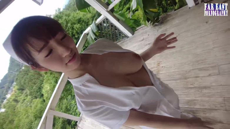 Far East pornography: Doll Like Bliss with a Pale Busty Tease on a...