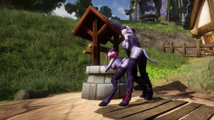 Wraith Futa: Draenei Futa mengongkek awek draenei dengan baik - parodi lucah warcraft